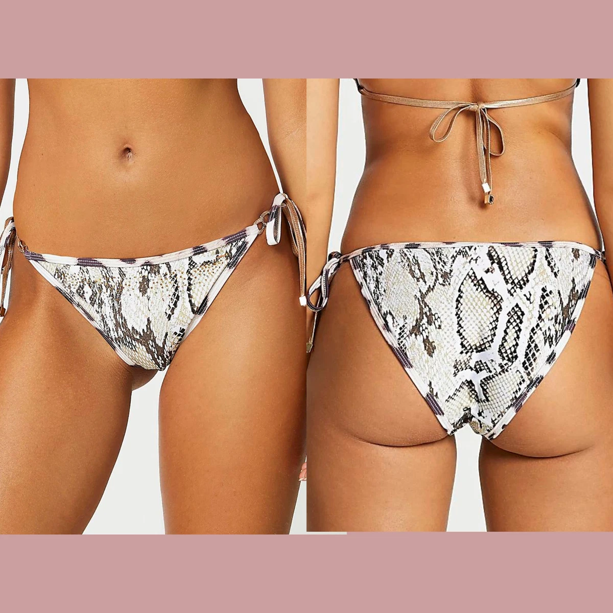 Culottes Femme River Island Taille 12 – Style Jambes Larges – Imprimé Rayures Et Carreaux Multicolore – Neuf Sans étiquettes