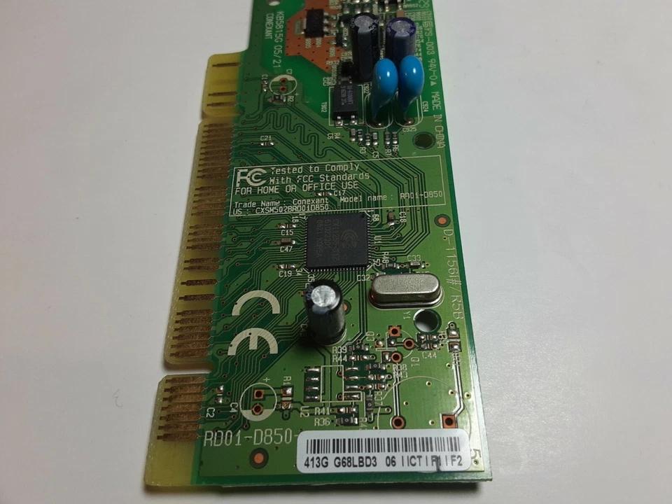 Dell Conexant KB5815G 56K V.92 Data Fax PCI Modem JF495 N8507 M8926 PJ497 WH625 - Image 4 of 4