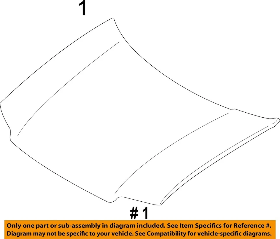 Used Hood fits: 2008 Mercury Mariner Grade A Foto 4 de 4