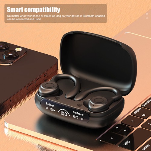 NEW Waterproof Bluetooth Earbuds Stereo Wireless Headphones Sport Headset - Photo 9 sur 14