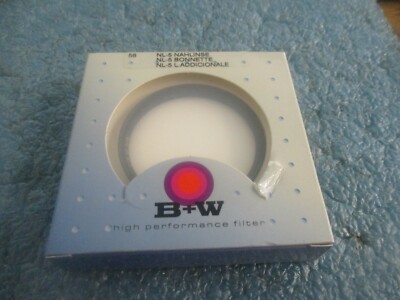 B+W Model: 76620 Close Up Lens. NL-5, 55mm. New Old Stock | eBay