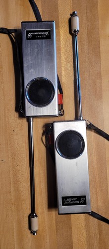 WALKIE TALKIE SHARP TWINCOMM CBT-50 TRANSISTOR 2 CHANNELS MADE IN JAPAN - Afbeelding 5 van 7