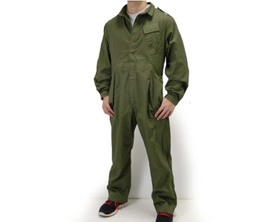 British Army green Overalls coveralls military jumpsuit