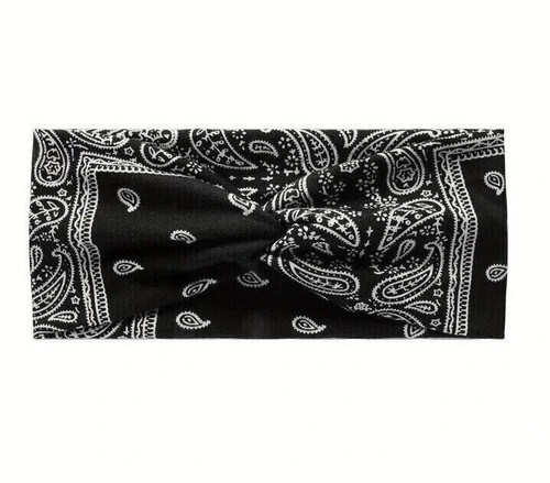Damen Paisley Laufen Yoga Bandana breit geknotet Stirnband Haarband Krawatte 998 - Bild 37 von 60