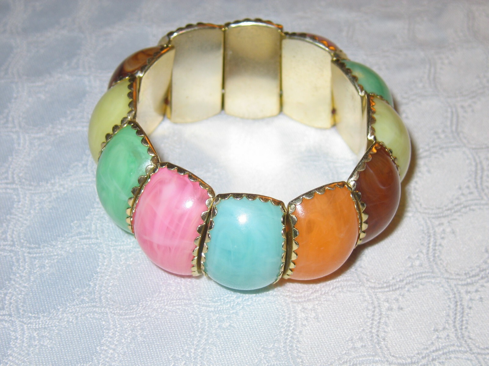 Beautiful Multi-Colored Stretch Bracelet - image 1
