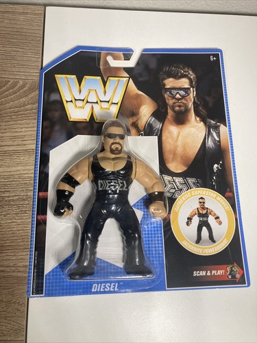WWE DIESEL MATTEL RETRO SERIES 10 WRESTLING FIGURE...