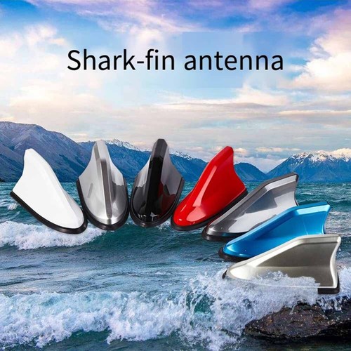 1x Car Fin Antenna Radio Signal Aerials Roof Antennas Decoration Punch-Free