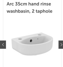 Ideal Standard | CONCEPT | E793201 Arc 35cm hand rinse washbasin, 2 taphole