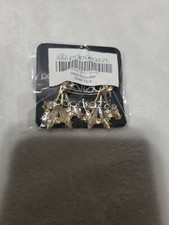 Paparazzi Deco Dynamite - Gold Double-Sided Post Earrings NEW Classic Modern