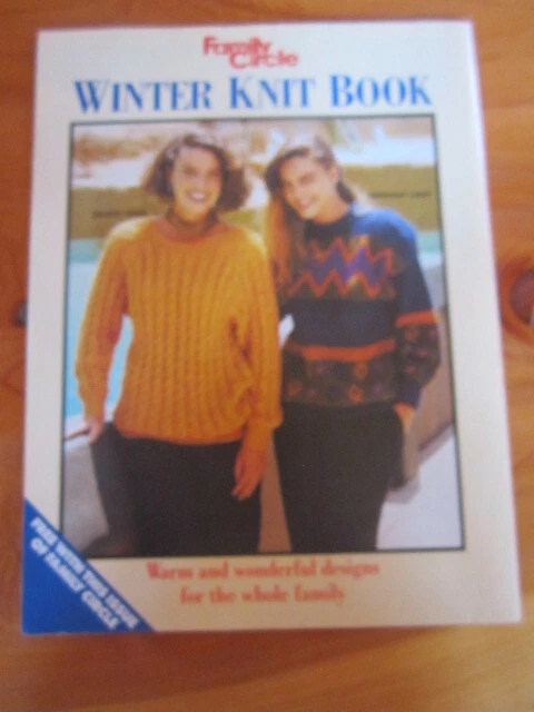 KNITTING PATTERN BOOK FAMILY CIRCLE WINTER KNIT BOOK GREAT **** MUST SEE - Image 2 of 2