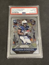 2015 PANINI PRIZM MELVIN GORDON ROOKIE RUNNING #270 PSA 10 GEM MINT