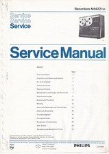 Service Manual-Anleitung für Philips N 4422 