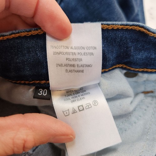 Hudson Midrise Ankle Natalie Super Skinny Jeans Dark Wash Stretch Denim 30 - Picture 11 of 12