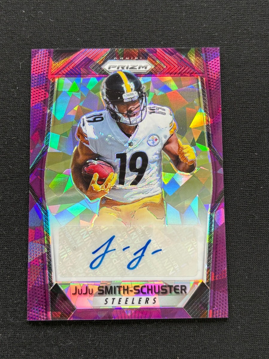 Juju Smith-Schuster 2017 Prizm Auto Autograph Purple Ice Rookie RC