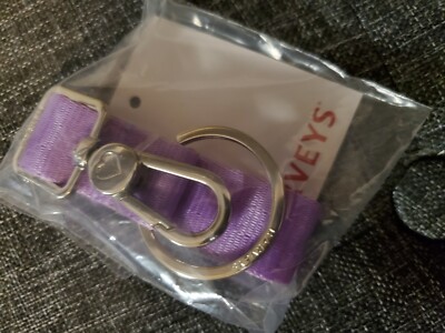 Harveys Seatbelt CNG Keychain. Lilac. NWT