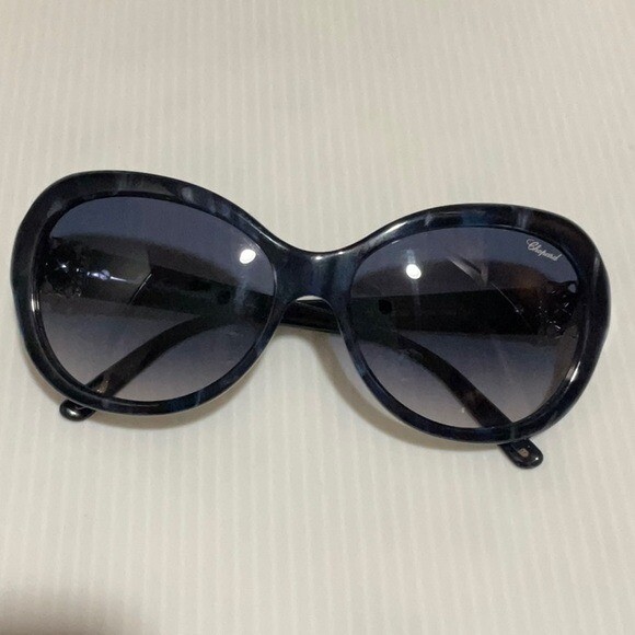 Chopard woman’s sunglasses new sch209s blue tortoise made in Italy Chopard woman main image 2