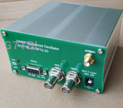 10MHZ OUTPUT SINE WAVE GPS DISCiPLINED CLOCK GPSDO + Antenna+ Power supply