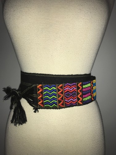 NEW Free People X Hiptipico Embroidered Wrap Belt One Size XS S M L XL - Picture 2 of 6