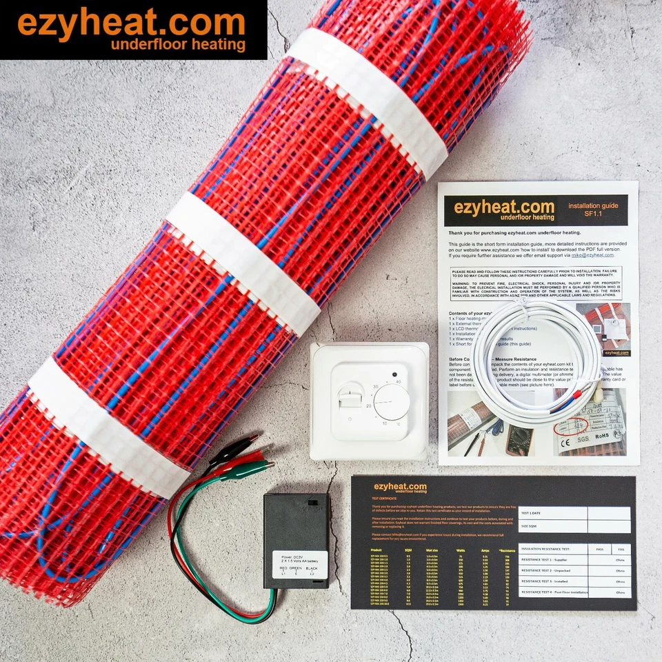 Floor Heating Kits DIY Underfloor Heating all sizes, electric undertile WIFI - image 3 of 4