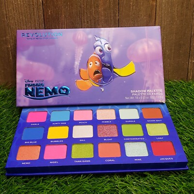 Revolution x Disney Pixar FINDING NEMO 18 Color Eyeshadow Palette - 18x .03 oz
