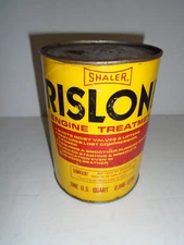 Vintage FULL SHALER "RISLONE" ENGINE TREATMENT - NOS (1) Qt. CARDBOARD CAN
