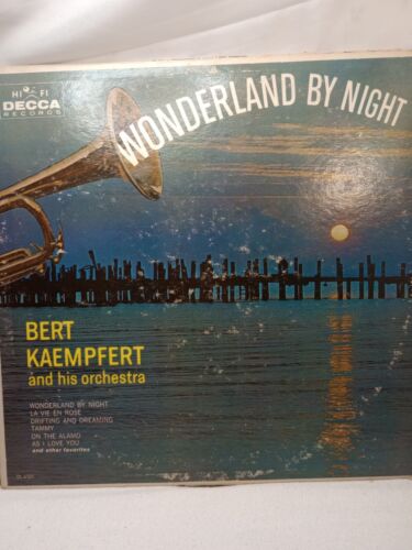 WONDERLAND BY NIGHT BERT KAEMPFERT & ORCHESTRA LP DECCA RECORDS 1960 DL 4101