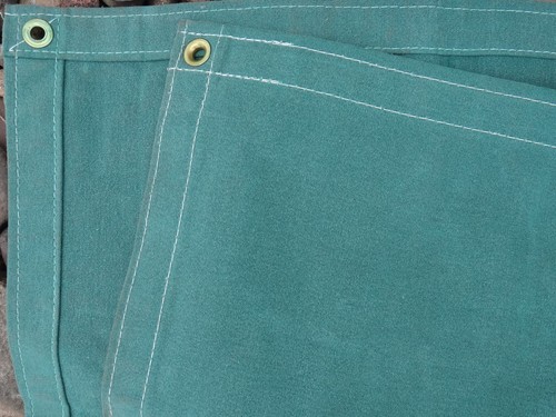 16 Ft. x 24 Ft. 10 Oz. Cotton Canvas Breathable Water Resistant Tarps - Picture 5 of 7