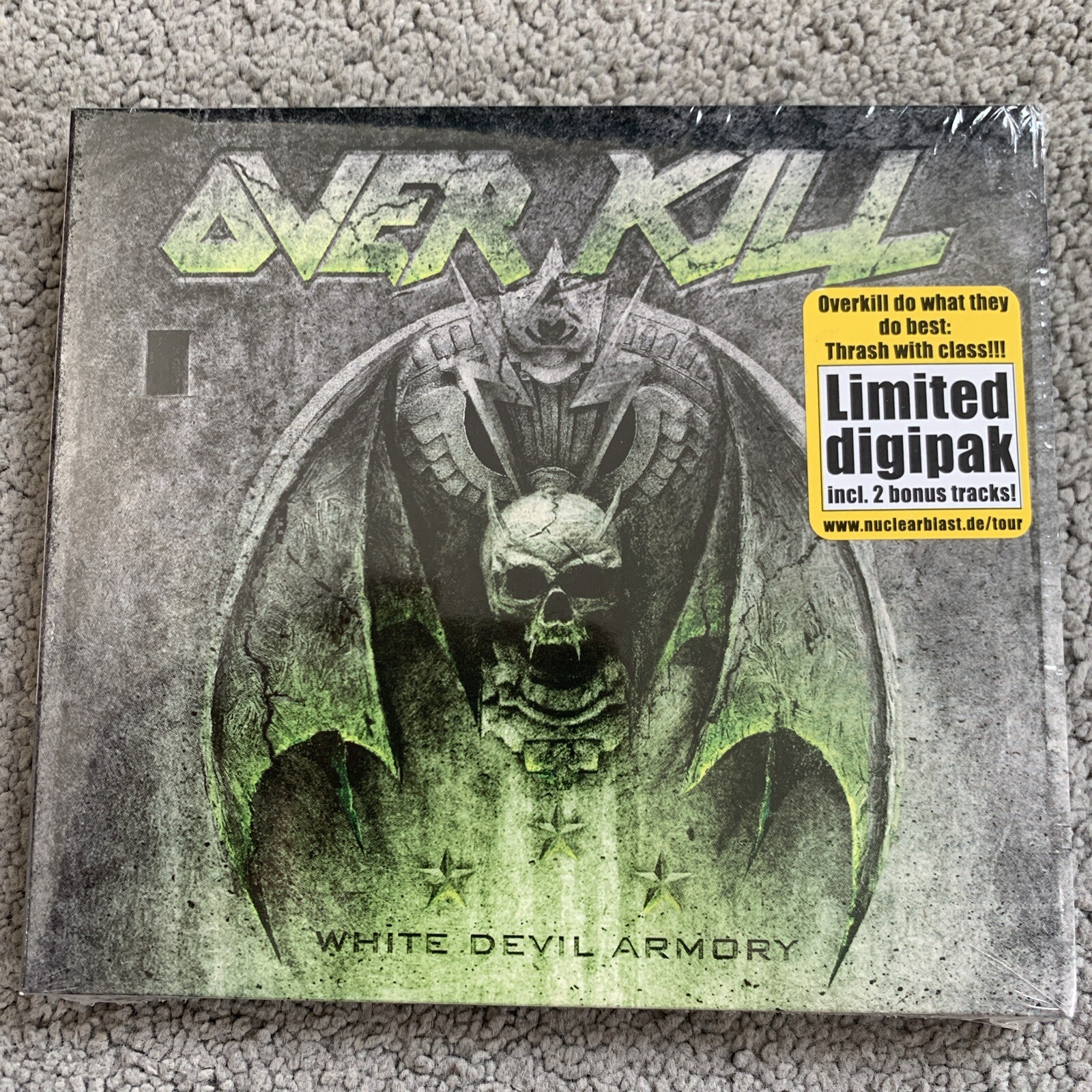 White Devil Armory by Overkill (CD, 2014) New Sealed