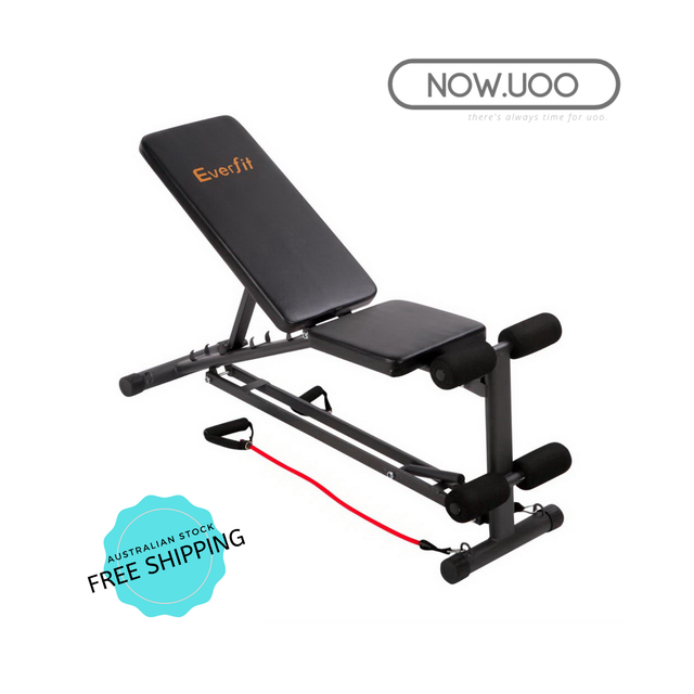 Lazar Fitness Multi Station Weight Bench Press Leg Curl Equipment