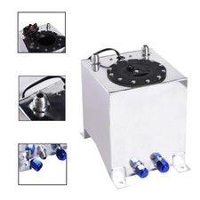2.5 Gallon Universal Aluminum Racingdrift Fuel Cell Tank Level Sender Silver