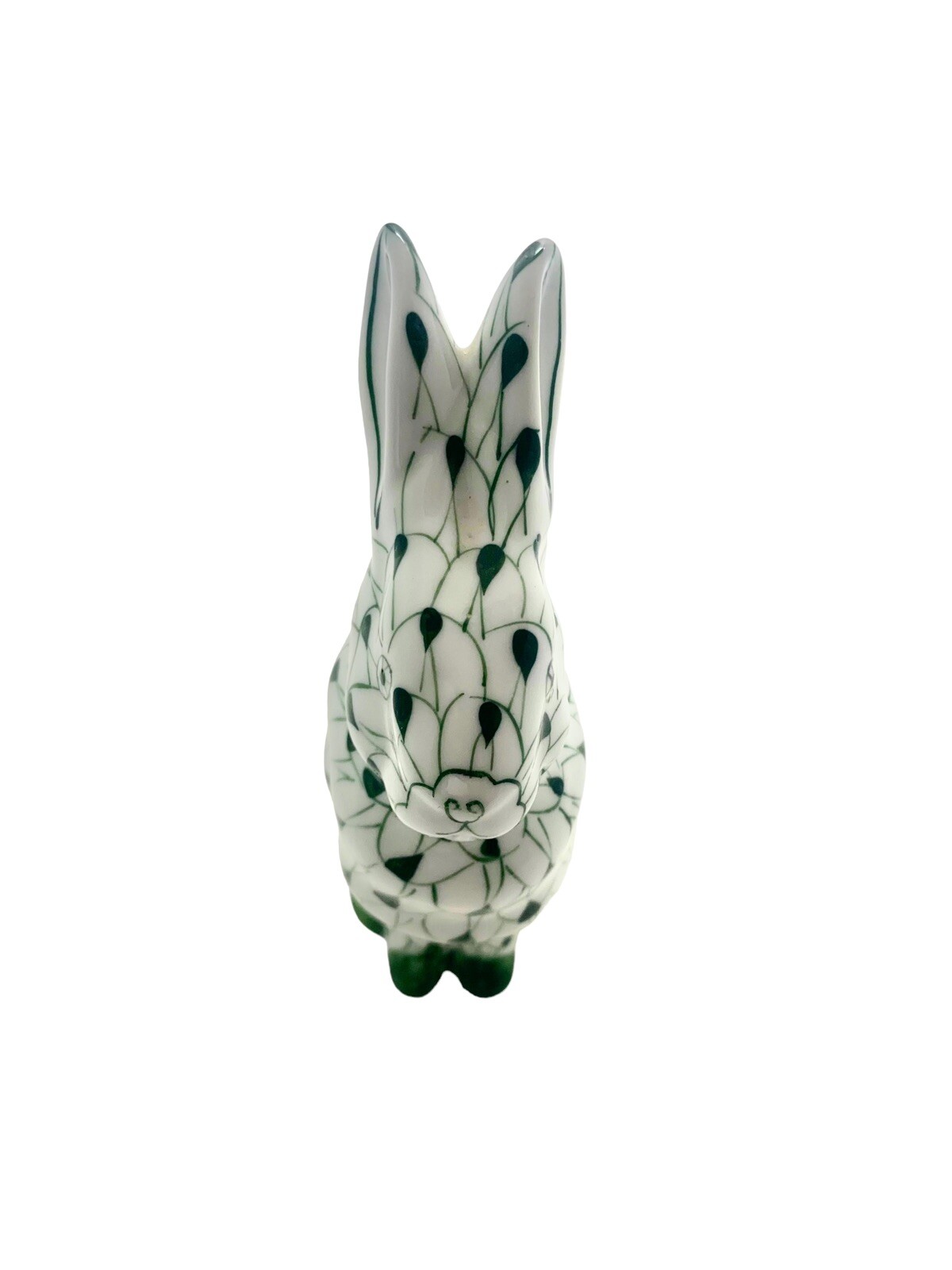 Rabbit Figurine Bunny Porcelain Statue Design Herend Style eBay