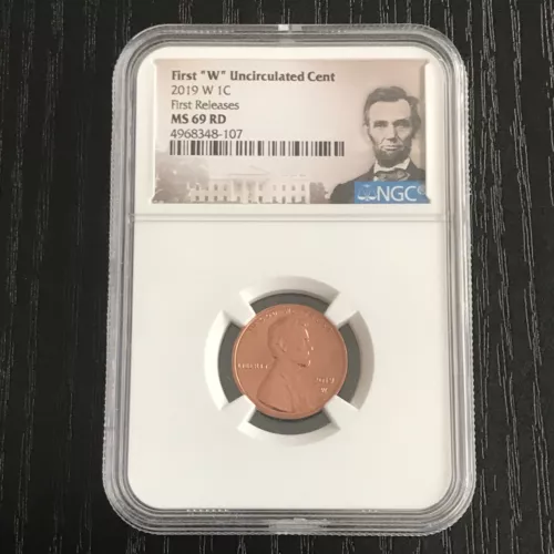 2019 W 1C LINCOLN CENT UNCIRCULATED NGC MS69 RD FIRST RELEASES