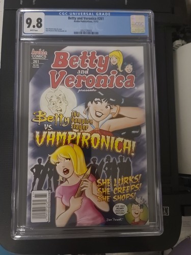 BETTY & VERONICA #261 NEWSSTAND EDITION CGC 9.8 FIRST APP OF VAMPIRONICA HTF