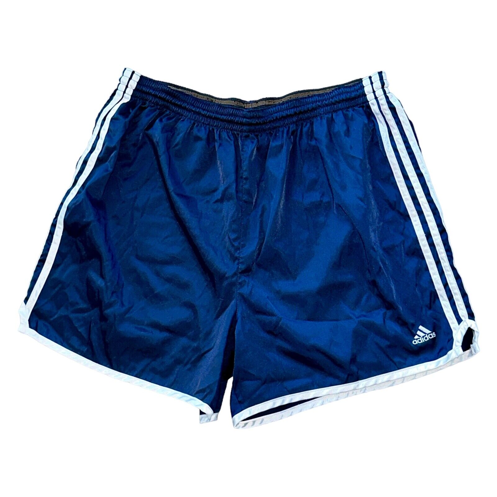 Rare 90s Adidas Satin Soccer Shorts  Silky Glanz … - image 2