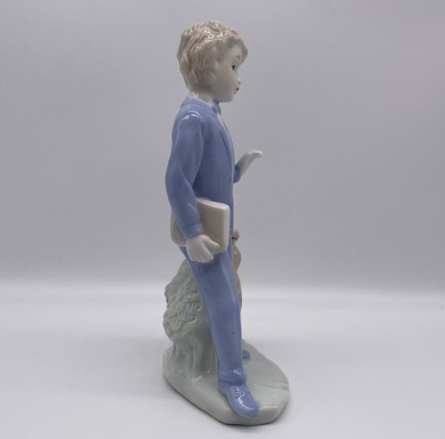 Vintage Porcelain Boy With Dog Figurine - Picture 4 of 7