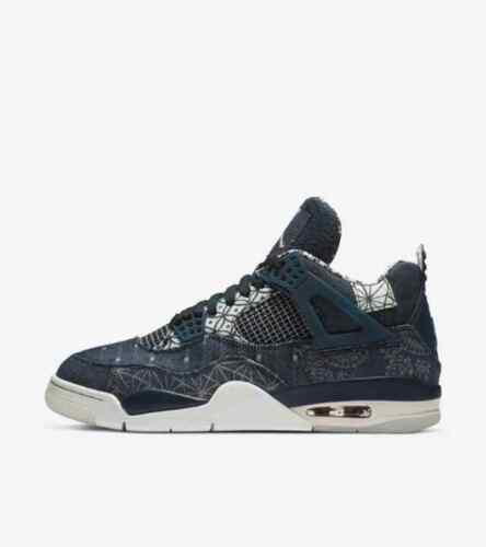 Nike Air Jordan 4 Retro SE Deep Ocean Sashiko CW0898-400 Men's Size - Picture 10 of 15
