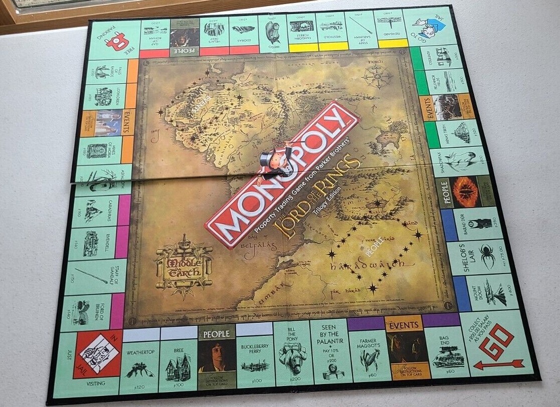 lord of the rings monopoly
