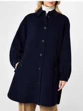 Max Mara Weekend Fariseo Ladies Pure Wool Jacket Navy Blue Uk 12 Rrp £540 # Et13
