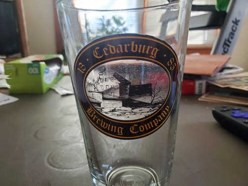 Cedarburg (WI) Brewing Company Pint Glass 1996 (Used)(J) - Picture 2 of 5