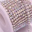 Hot 10 Yards Silver & Gold Crystal AB Rhinestone Chain DIY Sewing ...