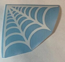 Spider Web Corner Mirror Window High Quality Die Cut Vinyl Decal Outdoor Sticker