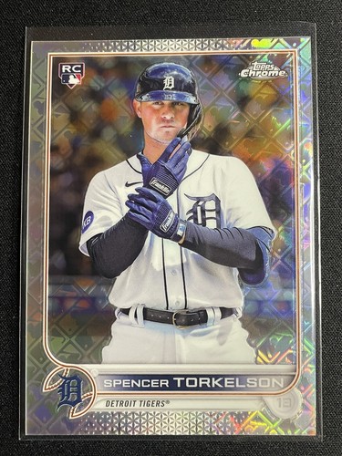 2022 Topps Chrome Logofractor Spencer Torkelson Rookie Card Sp EBay