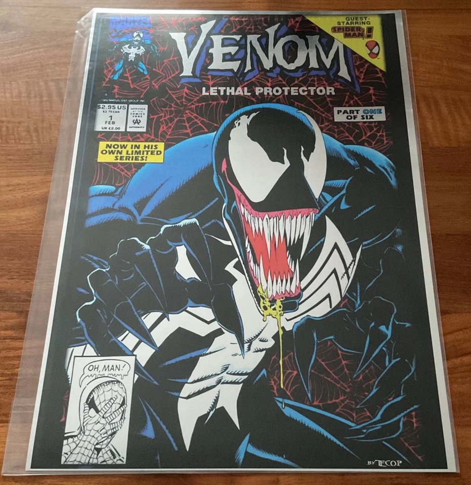 COMIC - Affiche VENOM : Lethal Protector #1 du comics de 1993 - Photo 1/1