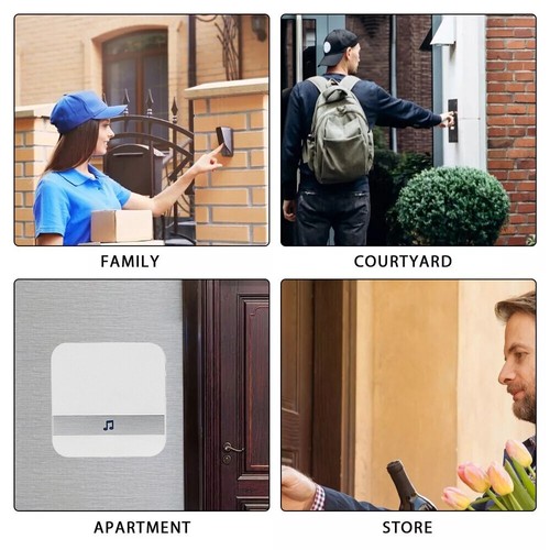 Smart Wireless WiFi Video Doorbell Phone Camera Door Bell Ring Intercom Security - Picture 16 of 24