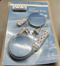 Sylvania 3 Piece Power Trio Extension Cord Set. Holiday Series. Free Shipping! 