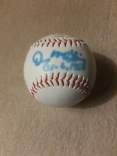 DENNY MCLAIN MLB LEGEND AUTOGRAPHED SIGNED BASEBALL INSCRIBED 