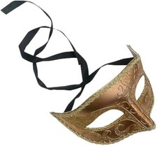 Men Masquerade Mask Birthday Prom Party Black Tie Halloween Costume Dress Up