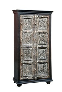 Orientalischer marokkanischer Schrank Kleiderschrank Dielenschrank Holz