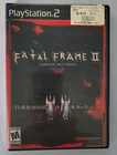 Fatal Frame 2: Crimson Butterfly - Sony PlayStation 2 - CIB W/Reg. Card - Tested