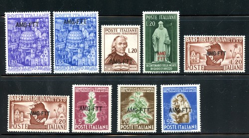 Italien-Triest #74\87 (I030) alle Komplettsätze, M, H, VF, CV 118,75 $
